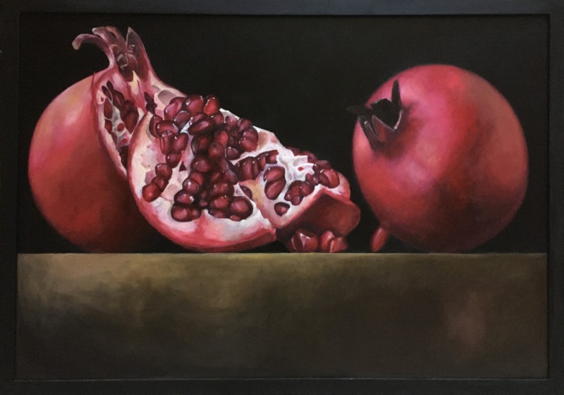 Composition with pomegranates